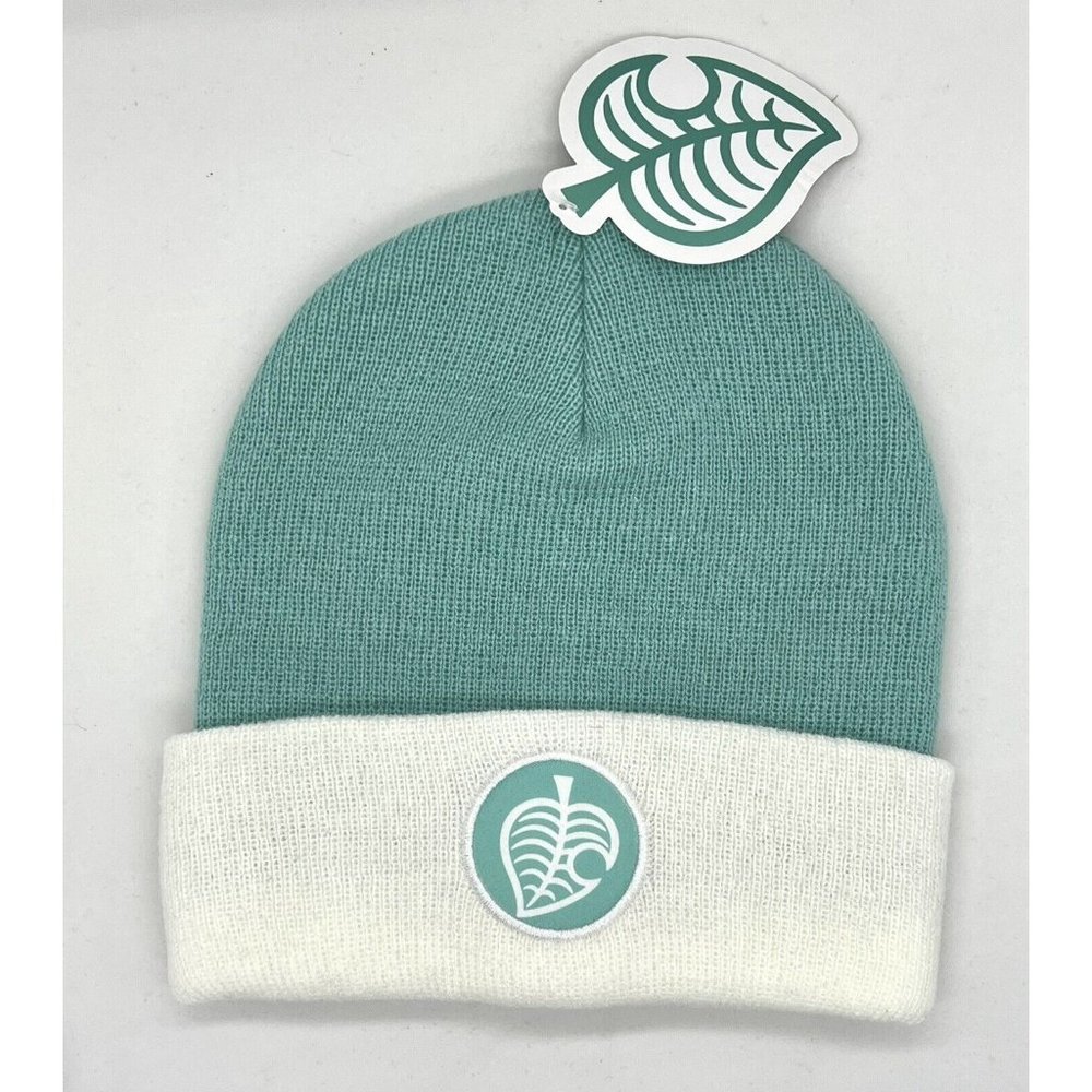 Animal Crossing New Horizons Mint Green Culturefly Nintendo Beanie Hat NWT